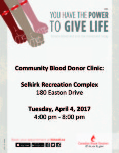 Blood donor clinic poster