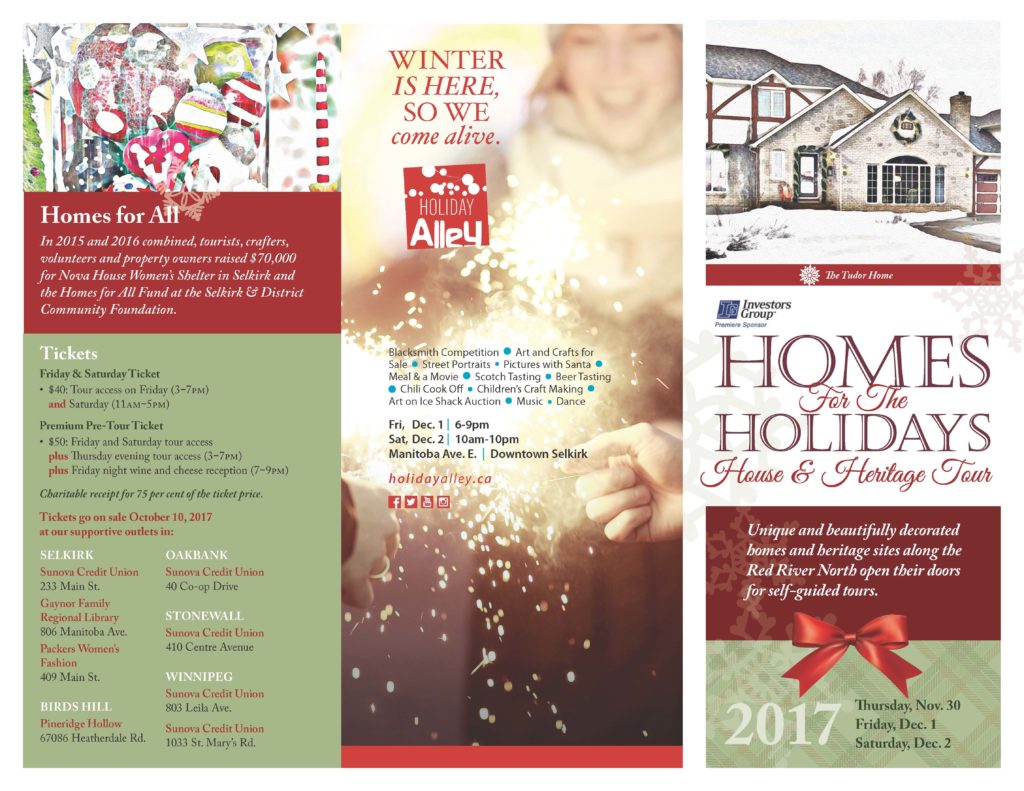 Homes for the Holidays brochure page 1