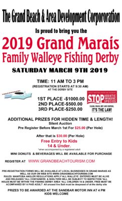 2019 Grand Marais Family Walleye Fishing Derby