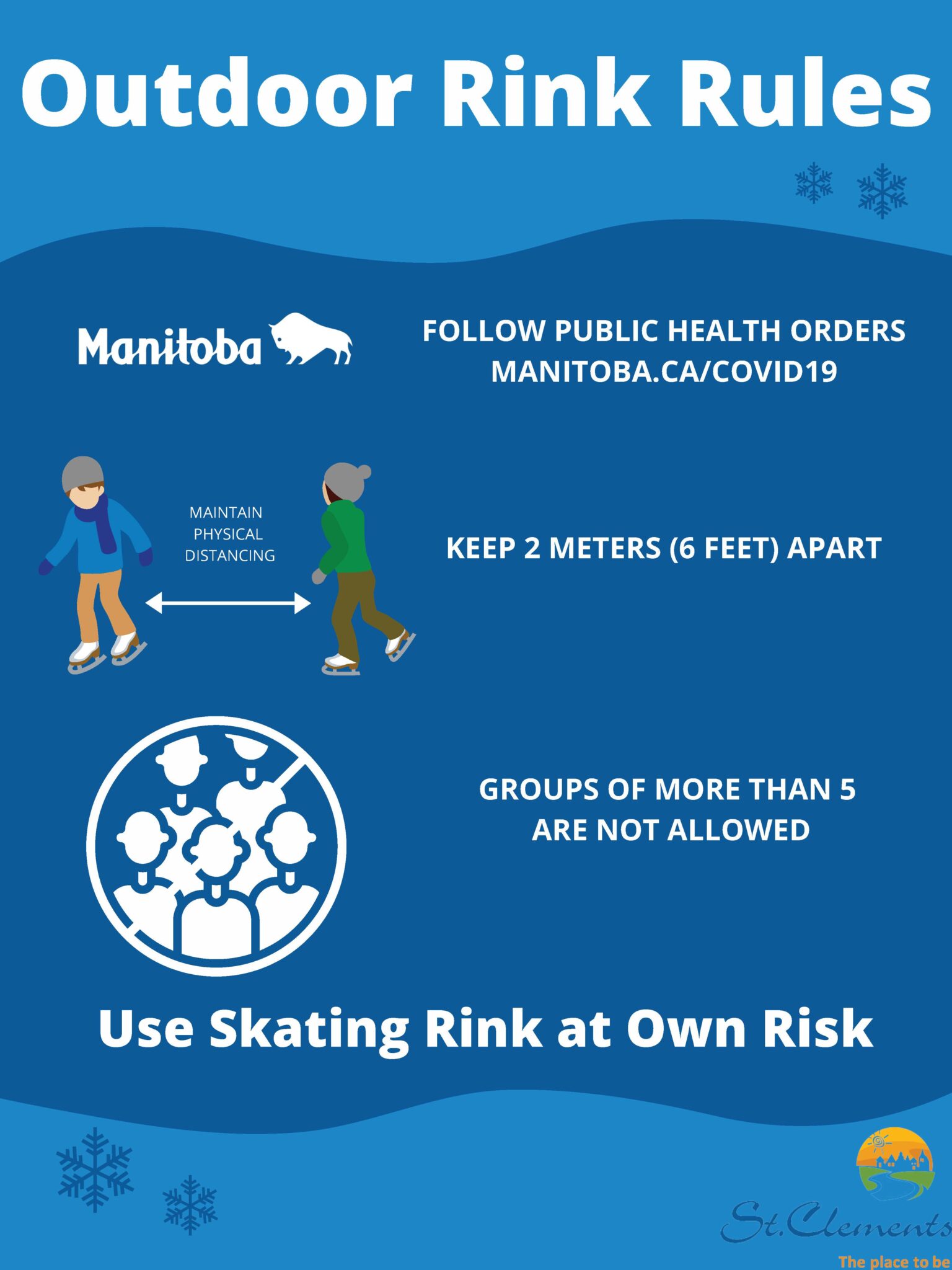 Outdoor Rink Rules (2) Rural Municipality of St. Clements